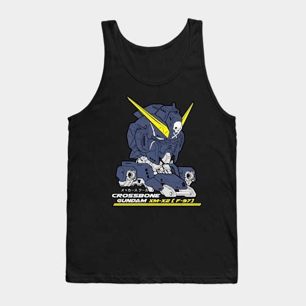 GUNDAM CROSSBONE X2 Tank Top by Mexha_project